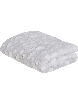 Das Home Relax 4909 Κουβέρτα Αγκαλιάς Βελουτέ 75x100 Γκρι