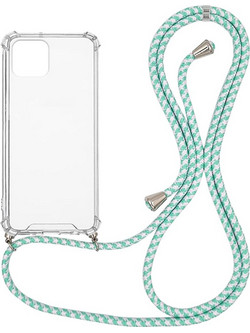 Sonique Strap Back Cover Transparent / Rainbow Veraman (iPhone 12 Pro Max)