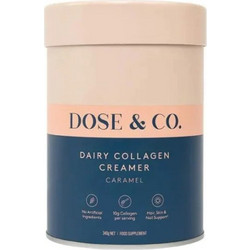 Dose & Co Dairy Collagen Creamer Caramel 340gr
