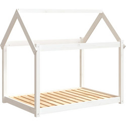 vidaXL Υπερυψωμένο Κρεβάτι Σκύλου Λευκό 111x80cm 822218