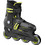 Roces Orlando 4 Inline Αυξομειούμενα Rollers Παιδικά Μαύρα Lime