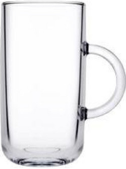 Espiel Iconic Mug Σετ Κούπες Γυάλινες Διαφανείς 270ml 12τμχ