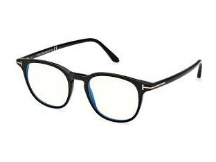 Tom Ford FT5832-001 Ανδρικός Σκελετός Γυαλιών Οράσεως Κοκάλινος Μαύρος