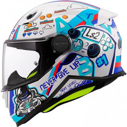 LS2 FF812 Kid Next Level White Blue Κράνος Μηχανής Full Face 1250gr