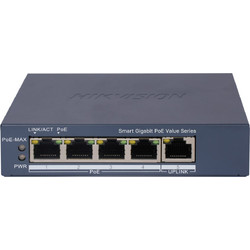 Hikvision DS-3E1505P-EI/M Managed L2 Switch με 4 Θύρες Ethernet 1000Mbps και 1 SFP θύρα
