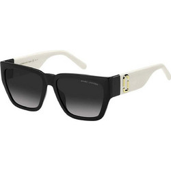 Marc Jacobs MARC646S 80S9O Ανδρικά Γυαλιά Ηλίου Τετράγωνα Κοκάλινα Λευκό Μαύρο με Μαύρο Degradee Φακό