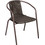 Homeplus Vivia Πολυθρόνα Κήπου Rattan Καφέ 01.02.1001