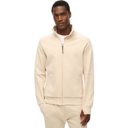 Superdry Ανδρική Ζακέτα Φούτερ με Φερμουάρ Μπεζ M2013960A-1YP