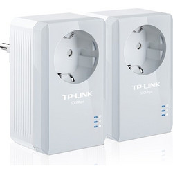 TP-Link TL-PA4010PKIT V6 Powerline Διπλό Kit για Ενσύρματη Σύνδεση με Θύρα Ethernet & Passthrough Πρίζα