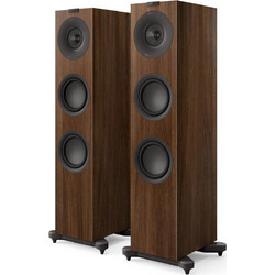 KEF Q7 Meta Ζεύγος Ηχείων Hi-Fi Δαπέδου 200W 3 Δρόμων Walnut