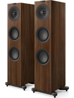 KEF Q7 Meta Ζεύγος Ηχείων Hi-Fi Δαπέδου 200W 3 Δρόμων Walnut