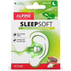 Alpine SleepSoft Ωτοασπίδες 2τμχ Λευκές