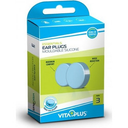 Vitaplus Ωτοασπίδες Σιλικόνης 6τμχ Μπλε