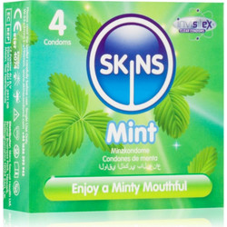 Skins Mint Προφυλακτικά με Λιπαντικό 4τμχ