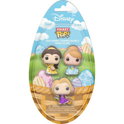 Funko Pocket Pop! Disney Princess Belle Cinderella Rapunzel
