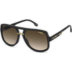 Carrera CA10S I4686 Ανδρικά Γυαλιά Ηλίου Aviator Κοκάλινα Μαύρα με Καφέ Degradee Φακό