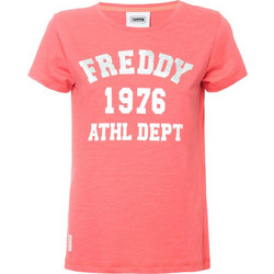Freddy Γυναικείο Αθλητικό T-Shirt Φούξια S7WTT2-45