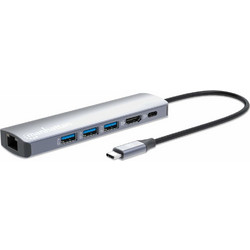 Manhattan 6-in-1 USB-C Docking Station με HDMI 4K Ethernet