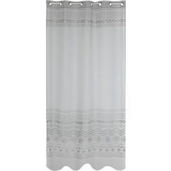 Home ESPRIT Κουρτίνα Παραθύρου με Τρουκς 140x260 Ανοιχτό Γκρι 8424002133931