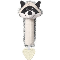 BabyOno Racoon Rocky Υφασμάτινη Κουδουνίστρα Πίεσης για Νεογέννητα