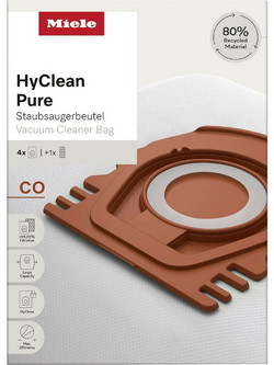 Miele CO HyClean Pure INT Σακούλες Σκούπας 4τμχ Συμβατές με Σκούπα Miele