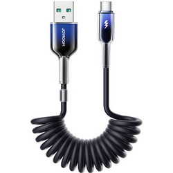 Joyroom S-A51 Spiral USB-A to USB-C 60W 1.5m Black 6956116728359