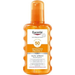 Eucerin Sensitive Protect Transparent Αντηλιακό Spray Σώματος SPF50+ 200ml