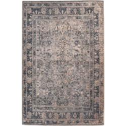 Kayoom Fay Χαλί Ορθογώνιο Καλοκαιρινό 150x230cm 6531 Grey Black