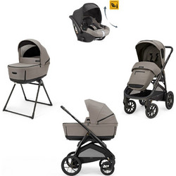 Inglesina Aptica XT Quattro 2025 Darwin Recline Καρότσι Μωρού 3 σε 1 Tundra Beige Nero