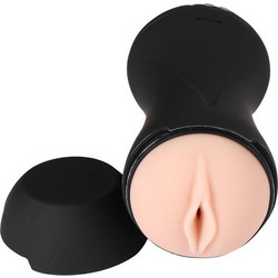 Happy Sport Pocket Pussy Αυνανιστήρι με Δόνηση Black