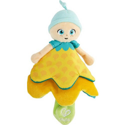 Hape Κούκλα Flowerini Πανάκι Παρηγοριάς Κίτρινο Γαλάζιο