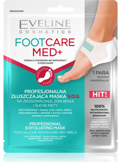 Eveline Foot Care Med+ Peeling Μάσκα Ποδιών 2τμχ