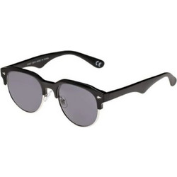 Neff 695416066 Ανδρικά Γυαλιά Ηλίου Τετράγωνα Κοκάλινα Μαύρα με Μαύρο Φακό