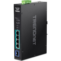 Trendnet TI-PGM541 Unmanaged L2 Switch με 4 Θύρες Ethernet 1000Mbps και 1 SFP θύρα