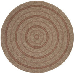 Royal Carpet Avanos Χαλί Στρογγυλό Καλοκαιρινό Γιούτα 240cm Tobacco