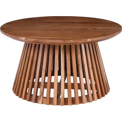 Woodwell Rim Τραπεζάκι Σαλονιού Ξύλινο Φ80xΥ43cm ΕΑ728