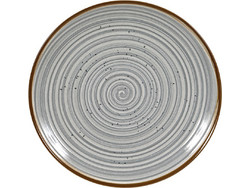 Decor Spira Grey Πιάτο Ρηχό Κεραμικό 20cm BF-GRI20