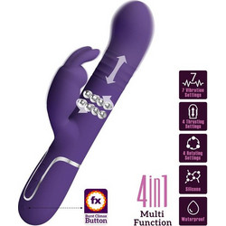 Pretty Love Coale 4 in 1 Twinkled Tenderness Δονητής Rabbit Μωβ
