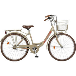 Orient Bikes City Classic 2024 Γυναικείο Ποδήλατο Πόλης 26" Μπεζ