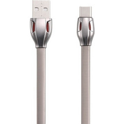 Remax RC-035a Flat USB-A to USB-C 1m Silver 6954851267089