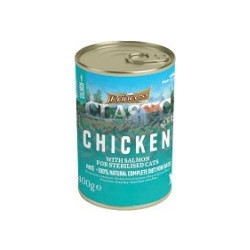 Princess Premium Classic Sterilised with Chicken & Salmon 400gr