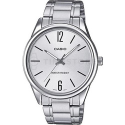 Casio Ανδρικό Ρολόι με Ασημί Μεταλλικό Μπρασελέ MTP-V005D-7BUDF