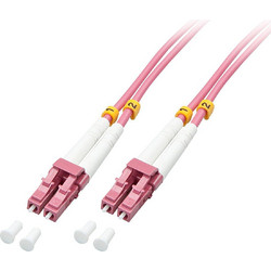 Lindy LC-LC Καλώδιο Οπτικής Ίνας 15m Pink 46345
