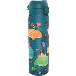 Ion8 Whales Παιδικό Παγούρι Θερμός Ανοξείδωτο BPA Free Πετρόλ 500ml