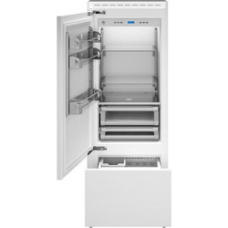 Bertazzoni REF755BBLPTT/24 Εντοιχιζόμενος Ψυγειοκαταψύκτης 440lt Full No Frost Υ212xΠ74.9xΒ61cm Λευκός