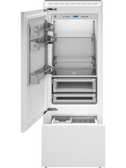 Bertazzoni REF755BBLPTT/24 Εντοιχιζόμενος Ψυγειοκαταψύκτης 440lt Full No Frost Υ212xΠ74.9xΒ61cm Λευκός