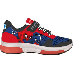 Cerda Spider-Man Παιδικά Sneakers με Φωτάκια Κόκκινα Navy Μπλε 2300006765