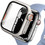 Tech-Protect Defense360 Πλαστική Θήκη Tempered Glass για Apple Watch 7 / 8 / 9 45mm Μπεζ Πορτοκαλί