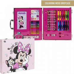 Cerda Disney Minnie Mouse Σετ Ζωγραφικής με Βαλιτσάκι 42τμχ