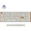 Keychron K4 HE Special Edition Ασύρματο Μηχανικό Gaming Πληκτρολόγιο με Gateron Double-Rail Magnetic Nebula Διακόπτες RGB White